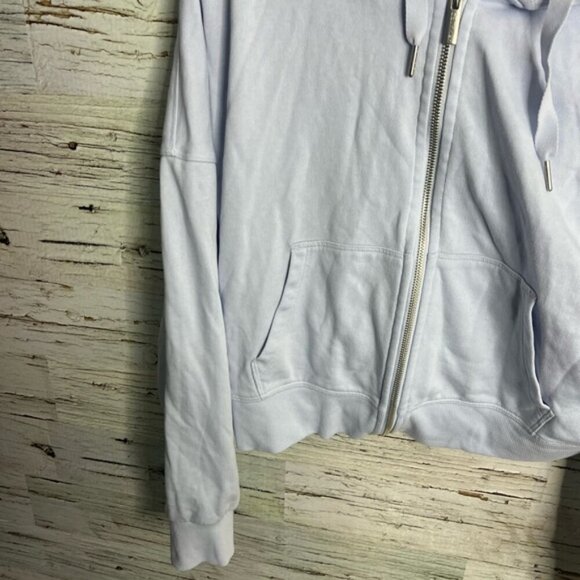 Calvin Klein Performance Blue Hoodie Sweatshirt crop size xl - Picture 3 of 7